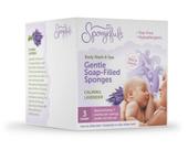 Esponjas de Lavagem Suave para Bebê Spongefuls Pacote com 3 (Lavanda) Esponjas de Lavagem Suave para Bebê Spongefuls Pacote com 3 (Lavanda)