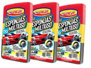 Esponjas de Limpeza Multi Uso Kit com 9 Unidades Esponjas de Limpeza Multi Uso Kit com 9 Unidades