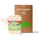 Esponjas de limpeza verdadeiramente gratuitas e naturais 100% orgânicas Luffa x3