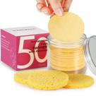 Esponjas faciais comprimidas GAINWELL, 50 unidades com recipiente