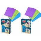 Esponjas Pad Biodegradáveis Flash Limp Expende Na Agua 12 un.