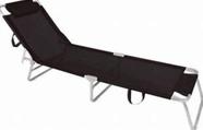 Espreguiçadeira Alumínio Preta - MOR