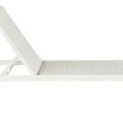 Espreguicadeira Branca Aluminio 4 Posicoes 102x65x199 Cm