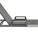 Espreguicadeira Cinza Aluminio 4 Posicoes 87x89x222 Cm