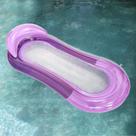Espreguiçadeira de água flutuante para piscina YFFFOVSSS roxa inflável para adultos