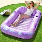 Espreguiçadeira de bronzeamento inflável Float Sloosh L-Purple 70x46cm