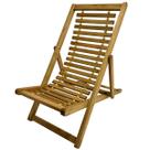 Espreguiçadeira de Madeira e fios de Aço Maju - SEM BRAÇOS