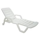 Espreguiçadeira em Polipropileno Branco Tramontina Leblon Basic - Tramontina Espreguiçadeira em Polipropileno Branco Tramontina Leblon Basic - Tramontina