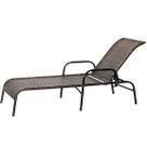 Espreguiçadeira Esteira Catar 7 Posições para Piscina, Área externa