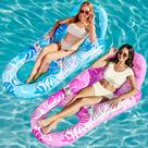 Espreguiçadeira inflável Pool Floats Sloosh, 2 pacotes para adultos