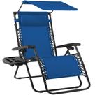 Espreguiçadeira reclinável para pátio ao ar livre Best Choice Marine Blue