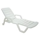 Espreguiçadeira Tramontina Leblon Basic em Polipropileno Branco Espreguiçadeira Tramontina Leblon Basic em Polipropileno Branco