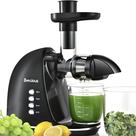 Espremedor BRECIOUS Cold Press de 2 velocidades Quiet Reverse Black