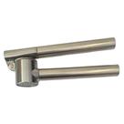 Espremedor de Alho Inox Tambor Removível Amassador Prático Resistente Cozinha