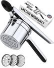 Espremedor de batatas Havenity Heavy Duty em aço inoxidável 450 ml