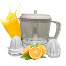 Espremedor de Frutas Elétrico Potente 1,2L com 2 Cones Adaptavel Prepare Suco Natural 110V OU 220V Espremedor de Frutas Elétrico Potente 1,2L com 2 Cones Adaptavel Prepare Suco Natural 110V OU 220V