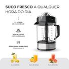 Espremedor de Frutas Inox Wap 12L Prosdcimo WJ1200 40W 127V Desmontável com Acionamento Automático e Dois Ajustes de Espremedor