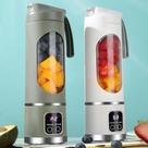 Espremedor de frutas portátil com 8 lâminas, liquidificador recarregável USB, triturador de gelo, shakes e smoothies cop