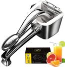 Espremedor de Limão SUCCFLY em Aço Inoxidável, Espremedor Manual de Frutas Cítricas