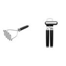 Espremedor e abridor de latas KitchenAid Gourmet em aço inoxidável Espremedor e abridor de latas KitchenAid Gourmet em aço inoxidável