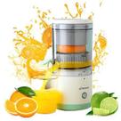 Espremedor Elétrico De Fruta Suco Limão Laranja Recarregável cor azul Espremedor Elétrico De Fruta Suco Limão Laranja Recarregável cor azul