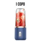 Espremedor Elétrico Mini Liquidificador Portátil Suco Alimento Misturador Smoothie 6 Lâminas POPYO