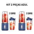 Espremedor Elétrico Mini Liquidificador Portátil Suco Alimento Misturador Smoothie 6 Lâminas POPYO Espremedor Elétrico Mini Liquidificador Portátil Suco Alimento Misturador Smoothie 6 Lâminas POPYO