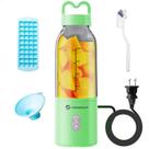 Espremedor portátil HOMEXUP 400mL 175W de alta potência verde