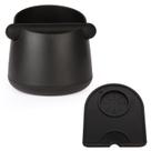 Espresso Knock Box IAOSEN de grande capacidade com conjunto de tapetes de compactação