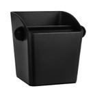 Espresso Knock Box IAOSEN Square High Side Wall Black