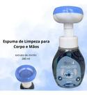 Espuma de Limpeza Stitch Fenzza 280ml Rosto, Corpo e Mãos Pele Macia e Perfumada