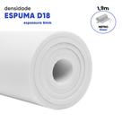 Espuma Laminada D18 48mm / 28mm / 18mm / 6mm 1 Metro Tapeçaria, Estofados e Artesanato