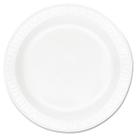 Espuma não laminada branca Plate Dart 10PWCR 10,25 polegadas, 500 unidades