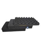 Espuma Serrilhada Para Case MP-0035 Completa Cinza - 350mm x 254mm x 150mm