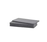 Espuma Serrilhada Para Case MP0015 Completa Cinza