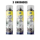 Espuma Spray Zip Clean 300ml Limpa a Seco Sofá, Estofado, Banco de Carro Limpeza Profunda QUANTIDADE:KIT 3 UNIDADE Espuma Spray Zip Clean 300ml Limpa a Seco Sofá, Estofado, Banco de Carro Limpeza Profunda QUANTIDADE:KIT 3 UNIDADE