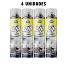 Espuma Spray Zip Clean 300ml Limpa a Seco Sofá, Estofado, Banco de Carro Limpeza Profunda QUANTIDADE:KIT 4 UNIDADES