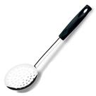 Espumadeira Asti Cabo Preto 31,5cm - 2221/304 - BRINOX