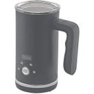 Espumador de Leite 4 Funções Black+Decker Gourmand Gris Copo Interno Inox Antiaderente com Base Aquecedora 127V - EL500-BR