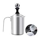 Espumador De Leite Cremeira Manual Aço Inox Multiuso 400 Ml