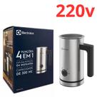 Espumador De Leite Electrolux Emf10 110v e 220v Original Inox Portátil Aerador De Cappuccino e café expresso Espumador De Leite Electrolux Emf10 110v e 220v Original Inox Portátil Aerador De Cappuccino e café expresso