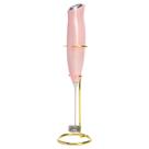 Espumador de Leite Elétrico Portátil Paris Hilton - Rosa com Suporte