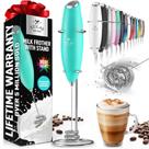 Espumador de Leite Portátil Zulay Kitchen Tornado Whisk - Cor Caribbean Aqua
