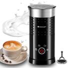 Espumador e vaporizador de leite Huogary Electric 300mL 120V preto