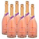 Espumante Aurora Rosé Zerol Álcool Garrafa Caixa 6 Unidades 750ml Espumante Aurora Rosé Zerol Álcool Garrafa Caixa 6 Unidades 750ml