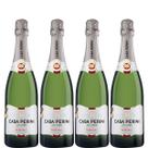 Espumante Branco Demi-sec Charmat Casa Perini 750ml Kit 4un