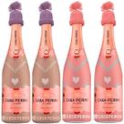 Espumante Brut Rose Charmat Winter Casa Perini 750ml Kit 4un