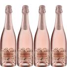 Espumante Moscatel Rose Floratta Garibaldi 750ml Kit 4un