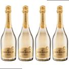 Espumante Moscatel Sem Álcool Garibaldi Zero 750ml Kit 4un