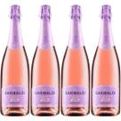 Espumante Moscatel Vero Rose Garibaldi 750ml Kit 4Un